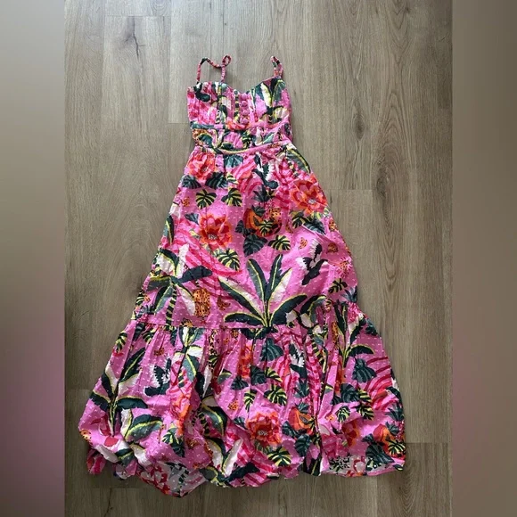 Farm Rio Leopard Forest Cotton Dress - Picture 6 of 6